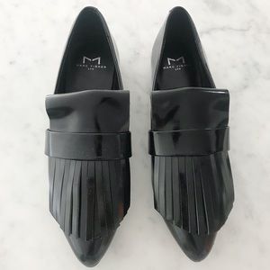 Marc Fisher Leather fringe loafers